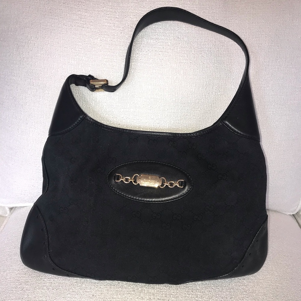 Authentic Preloved Black Gucci Handbag